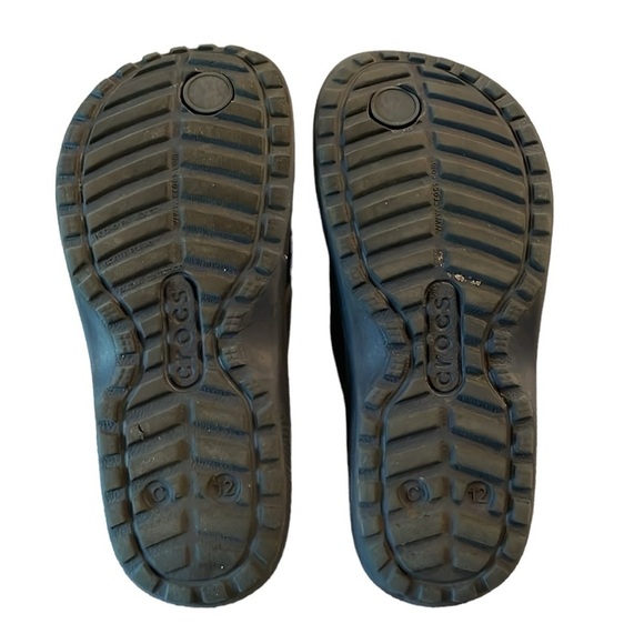 Crocs Thong Flip Flop Navy Blue Sandals - Picture 5 of 6